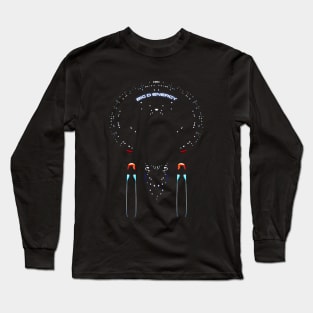 D Spaceship Long Sleeve T-Shirt